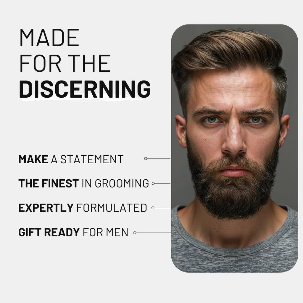 ZOUSZ Black Oud Beard Balm for Men – Luxurious Beard Cream with Shea Butter, Coconut Oil & Rich Cream Texture – Deep Conditioning & Styling – 50g
