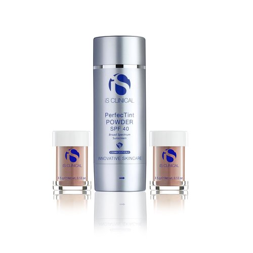 iS CLINICAL PerfecTint Powder SPF 40 - Tinted Loose Face Powder for Makeup Finish | Sun Protection