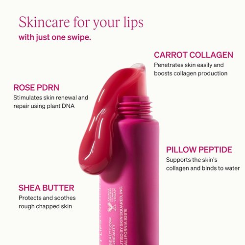 KNEMO LipLock Jelly Serum - Hydrating & Plumping Korean Skincare for Dry Lips | Grape Crush Tint