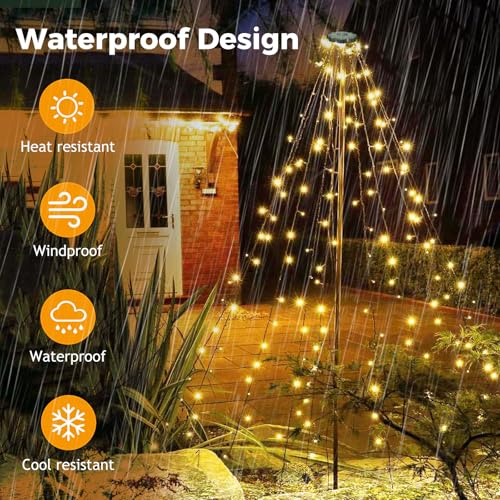 Litogo Christmas Tree Lights 300LED 4.9FT Warm White Fairy Lights with Remote & 8 Modes