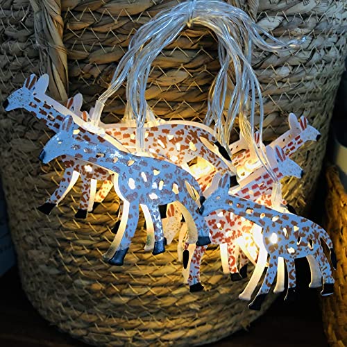 3m Giraffe LED String Lights Fairy Decorative Lights for Kids Room & Outdoors - Variation of Giraffe