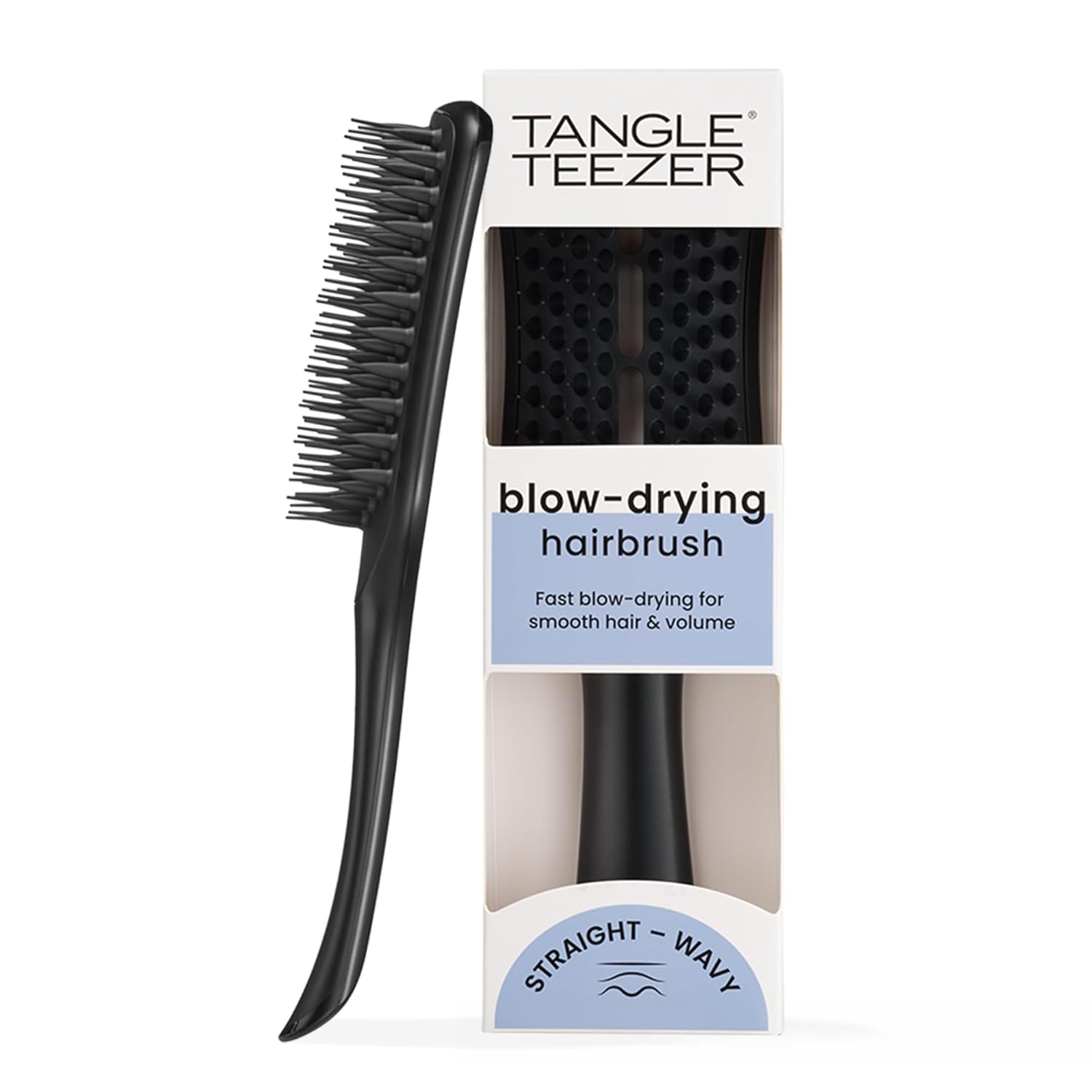Tangle Teezer Ultimate Blow Dry Brush - Vented Hair Brush for Quick Blowouts & Volume | Jet Black