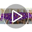 Halloween Skeleton Tablecloth 54x108 Inches Orange Disposable Plastic 6 Pack - Perfect for Parties