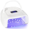 NailFace Cordless UV LED Nail Lamp, 60W Rechargeable Nail Dryer Nail Polish Curing Light for Manicure with Auto Sensor & 4 Timer Modes Salon & Home