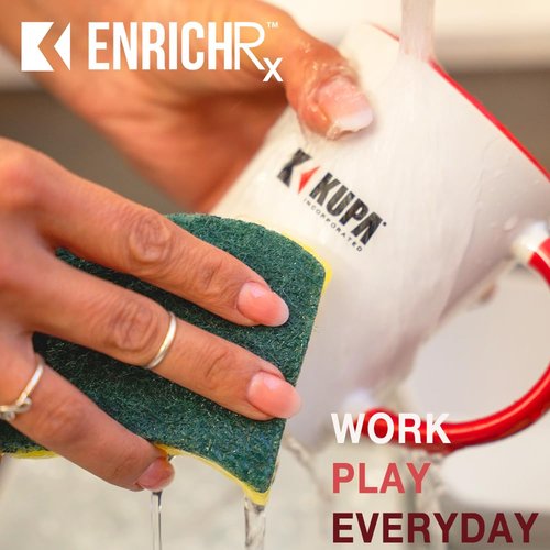 KUPA EnrichRx Builder Gel, Ultra Clear, Vitamin E & Collagen Infused, UV/LED Soak-Off Gel Brush On Natural Nail, 0.57 Fl Oz