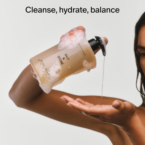 Salt & Stone Body Wash - Antioxidant-Infused for Deep Moisture | Unisex, Sulfate & Paraben Free, 32 fl oz