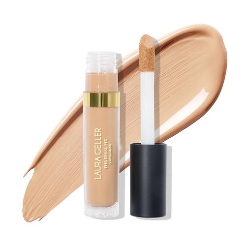 Laura Geller New York Ideal Fix Under Eye Concealer – Full Coverage, Anti-Aging, Hydrating – 03 Light for Mature Skin