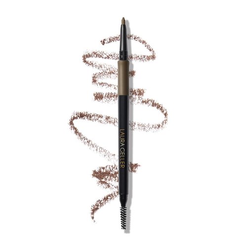 Laura Geller New York INKcredible Waterproof Brow Pencil - Long-Lasting Eyebrow Filler with Blending Spoolie (02 Taupe)