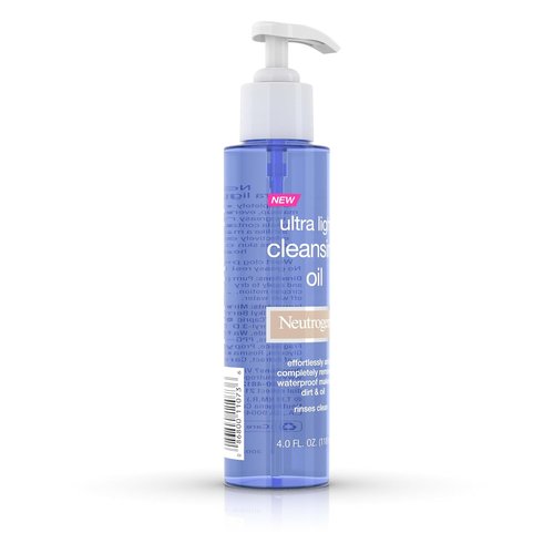 Neutrogena Ultra Light Facial Cleansing Oil - Non-Comedogenic Makeup Remover, 4 Fl. Oz