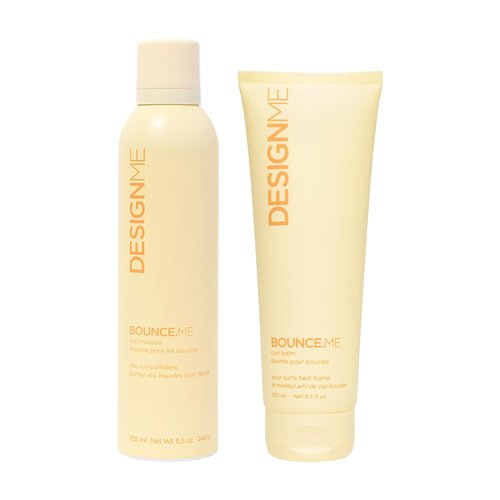 DesignMe Bounce.ME Curl Cream & Mousse for Curly Hair - Defines, Hydrates & Controls Frizz | Non-Sticky Formula