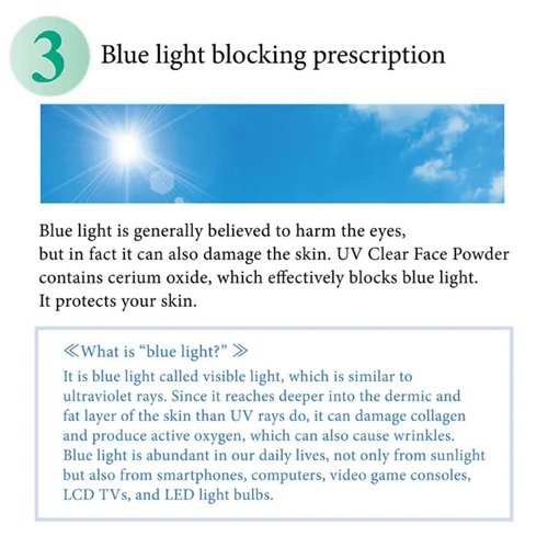 C・C・LABO UV Clear Face Powder 10g – Lightweight Loose Powder With SPF30 PA+++ And Plant-Based Formula For A Smooth, Natural Finish
