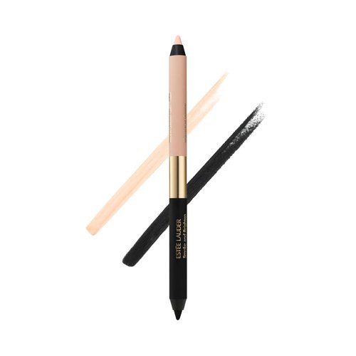 Estée Lauder Kajal Eyeliner Pencil Duo - Smoke & Brighten, Long-Lasting Waterproof, 0.03 Ounce