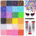 Jelly Bedazzler Kit with Rhinestones, 35000pcs 3mm Flatback Gems for DIY Crafts & Nail Art