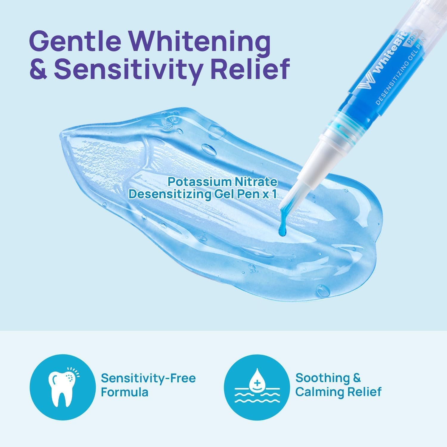 Whitebite Pro Teeth Whitening Kit - Dental-Grade Whitening for Sensitive Teeth | 32X LED Light + 35% Carbamide Peroxide Gel + Mint Flavor