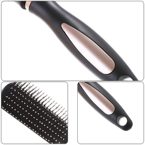 Skiennix Anti-Static Massage Hair Brush - Detangle & Style All Hair Types | Rectangle Design