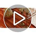 Orange Cheesecloth Table Runner 120 Inch - 6 Pack Fall Boho Home Decor