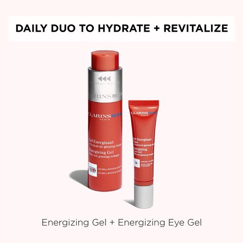 CLARINSMEN Energizing Gel | Cool, Mattifying Gel Moisturizer For Men| Energizes Skin and Locks In Moisture | Mattifies and De-Shines | Invisible, Non-Sticky Texture | All Skin Types | 1.7 Ounces