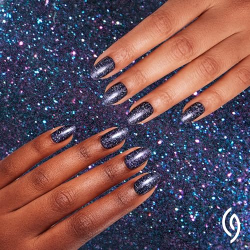 Deep Sapphire Blue Nail Polish - Fall From Grace, Long-Lasting, Quick Dry, Shimmer Finish