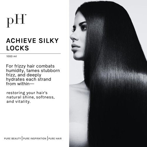 pH PURE HAIR Anti-Frizz Conditioner - Intense Hydration with Monoi Oil & Magnolia Extract | 33.8 Oz