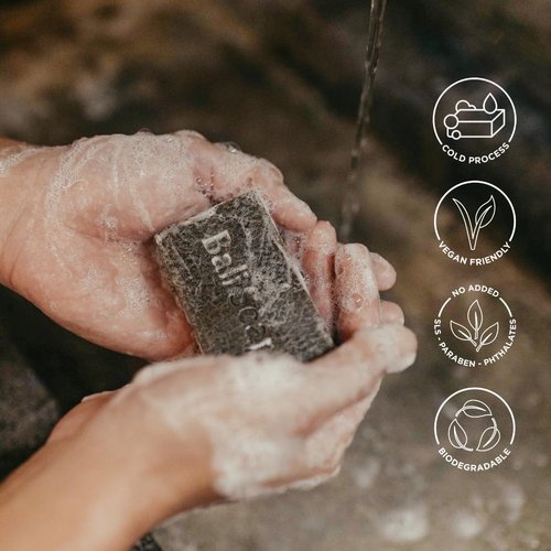 Bali Soap Natural Bar Soap Masculine Collection Handmade in Bali Cold Process, Men's Gift Set with Natural Oils, Vegan, Wood and Spice Scents, 6-Pack