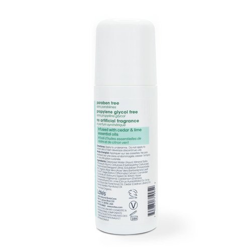 Lafe's Natural Deodorant - Aluminum-Free Cedar & Lime Roll-On | 3oz | 2 Pack