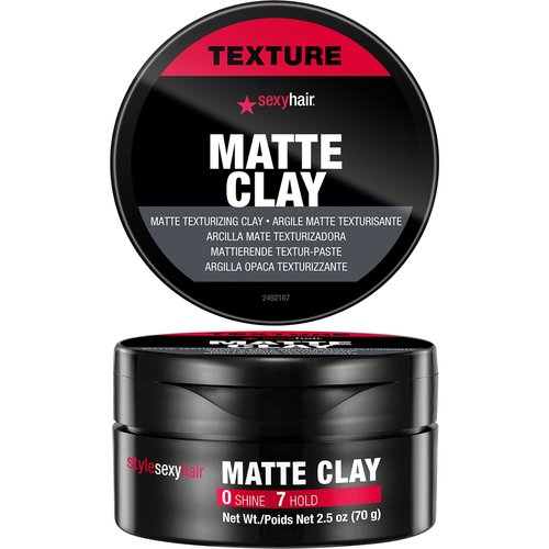 SexyHair Style Matte Clay - Texturizing Clay for Separation & Definition | Tames Unruly Ends Easily
