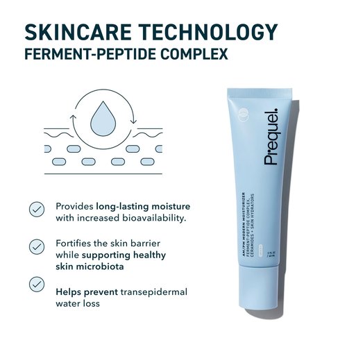 Prequel Skin AM/PM Modern Moisturizer - Hydrating Face Cream with Peptides & Ceramides for Sensitive Skin