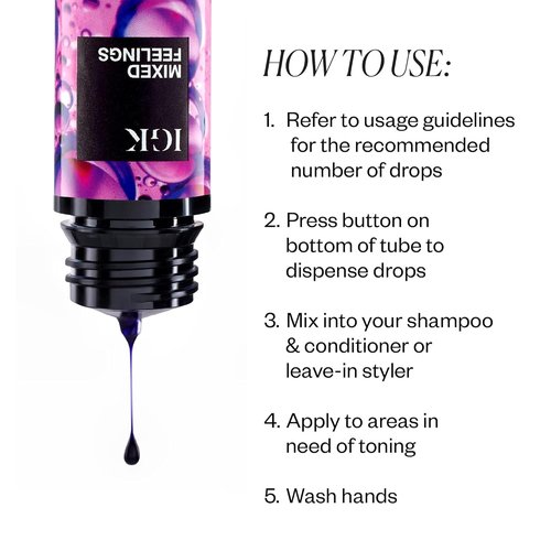 IGK Mistress Hydrating Hair Balm & Mixed Feelings Leave-In Blonde Toning Drops - Tone Brassy Hair, Nourish & Fight Frizz | 5 oz + 1 oz