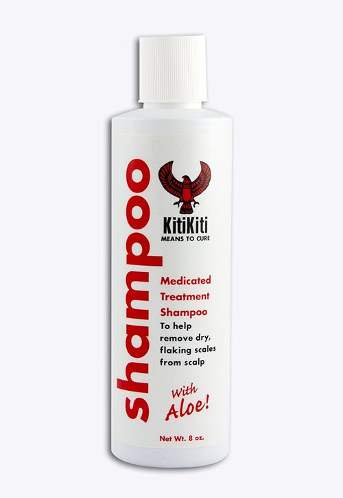 Kitikiti Medicated Shampoo - Aloe Infused Treatment for Healthy Scalp | 8 Oz