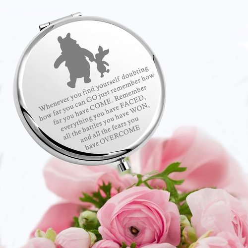 Lywjyb Birdgot Movie Inspired Gift Inspirational Gift for Friend Friendship Makeup Mirror BFF Gifts for Women (Whenever wtp Mirr)