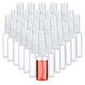 Lemecima 100 Pcs Mini Spray Bottles 1 oz Clear Plastic Fine Mist Spray Bottles with Small Funnels Empty Plastic Bottles Travel Bottle for Essential Oils Travel Perfumes