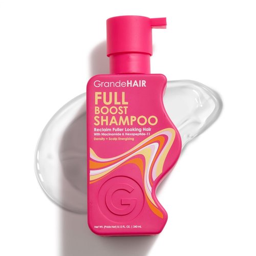 Grande Cosmetics GrandeHAIR Full Boost Shampoo & Conditioner - Sulfate-Free Formula with Niacinamide & Biotin for Healthier, Fuller Hair