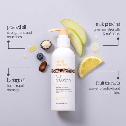 Milk_Shake Curl Passion Curl Shaper - Shaping Fluid to Enhance Natural Curly Texture | 6.8 fl oz (200 ml)