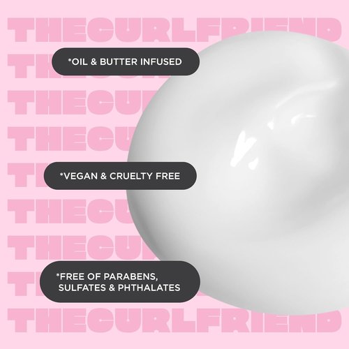 Cake Beauty Curl Defining Cream - Frizz Control & Moisturizing | Avocado & Shea Oils | 6 Fl Oz (Pack of 2)