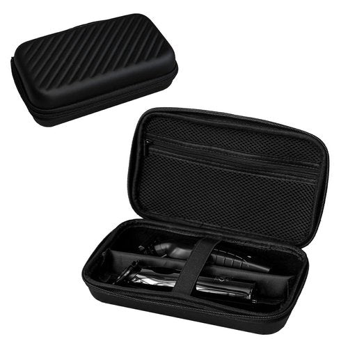 Janebert Hard Travel Case for Hair Clippers, Hair Cutting Barber Supplies Holder, Trimmer Organizer Storage Bag for Ufree/Hatteker/Oneisal/Wahl 5Star/Andis Men Razor Guard Grooming Kits (Black)