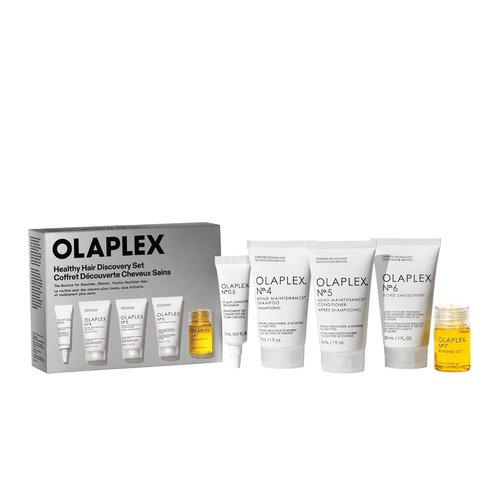 Olaplex Healthy Hair Discovery Travel Set - Cleanse, Hydrate, and Style | Boost Shine & Reduce Breakage for All Hair Types