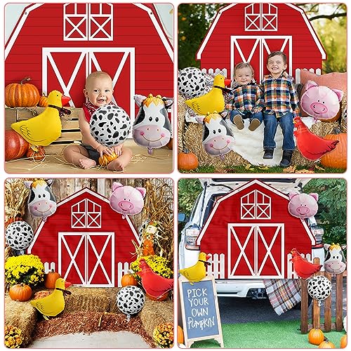 Farm Theme Trunk or Treat Decoration Set with Animal Balloons & Banner