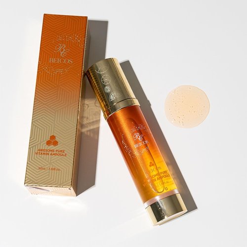 BEICOS Pure Vitamin Ampoule Serum - Lightweight Hydrating Formula with Multi-Vitamins | 1.7 fl. oz
