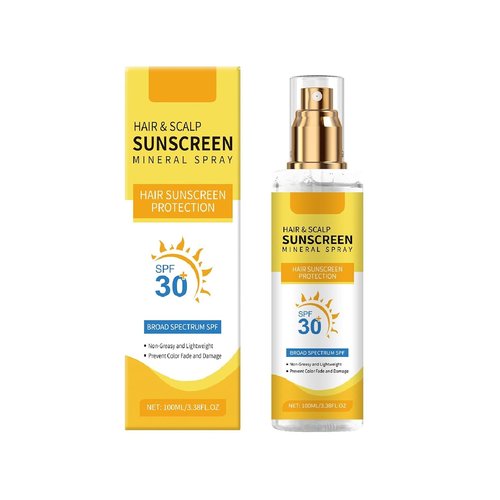 Skiennix Hair and Scalp Sunscreen Spray SPF 30 - Prevents Fading & Sunburn for All Skin Types | 1 Piece