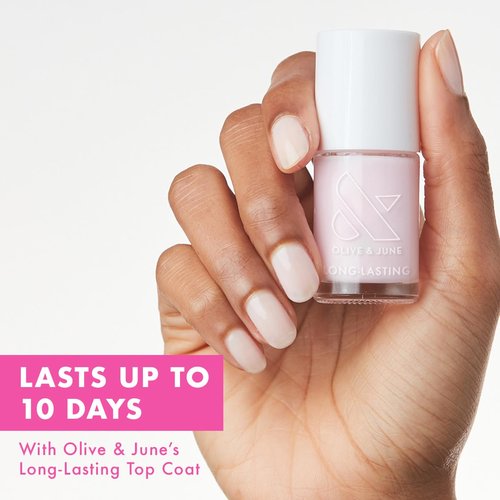 Olive & June Long Lasting Nail Polish - Strawberry Scone | Gel-Like Finish | 10-Day Wear | 15-Free Vegan & Cruelty-Free