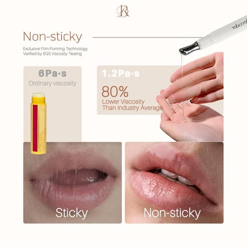 Decoder Lip Oil - Moisturizing Natural Formula with Squalane, Sea Buckthorn & Jojoba - Long-Lasting Hydration & Glossy Finish (1)