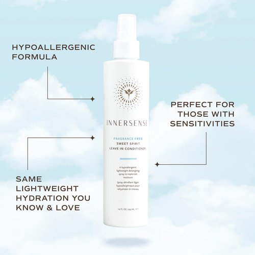 Innersense Organic Beauty - Fragrance-Free Leave-In Conditioner | Hydrating, Detangling, Smoothing | Non-Toxic, Cruelty-Free (10 fl oz)