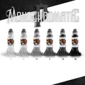 World Famous Tattoo Ink - Poch Monochromatic Tattoo Kit of 6 Tattoo Ink - Professional Tattoo Ink in Grey & Black Shades - Skin-Safe Permanent Tattooing - Vegan & Non-Toxic (1 oz Each)