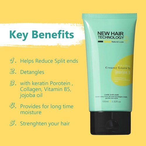 Skiennix Lightweight Keratin Protein Leave-In Conditioner - Deep Repair for Dry, Damaged Hair | Moisturizing Jojoba Oil & Vitamin B5