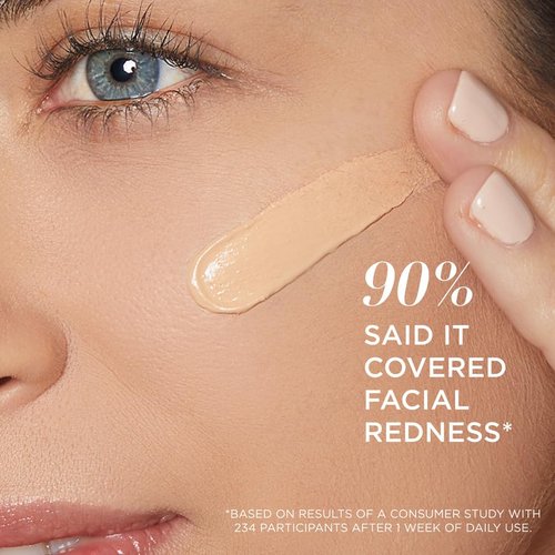 IT Cosmetics Bye Bye Redness Full Coverage Color Correcting Cream (Neutral Beige) - Redness Neutralizing Tinted Face Moisturizer, 12HR Hydration, Hyaluronic Acid, Colloidal Oatmeal - 0.37 fl oz