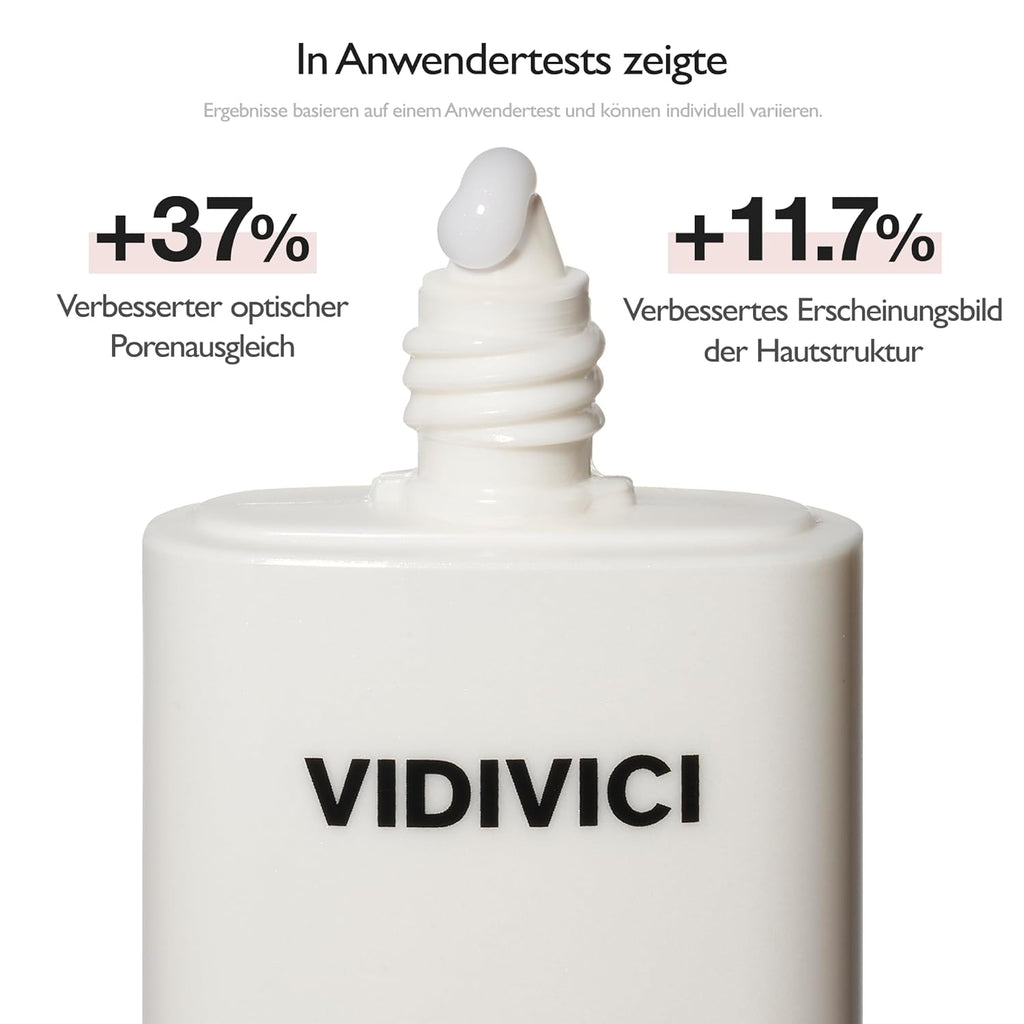 VIDIVICI Skin Illumination Mochi Primer - K-Beauty Pore Blurring Makeup Primer with 84% Skincare Ingredients, 1.05 fl oz