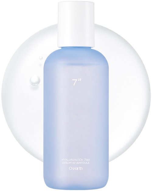 O'EARTH Triple Layer HyaluronCica 7sec Serum In Ampoule - Ultra-Hydrating, Soothing, Non-Sticky Formula for Deep Skin Nourishment and Firmness, 3.6 fl.oz.