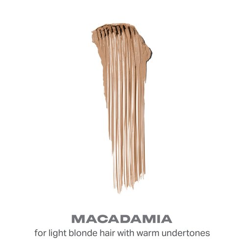 Morphe Brow Tease Eyebrow Gel Mousse - Volumizing Tint & Shape with Natural Bamboo Fibers - Macadamia (0.16 fl oz)