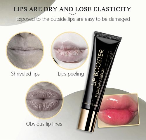 Skiennix Collagen Lip Booster Serum - Plumping & Anti-Wrinkle Treatment for Youthful Lips