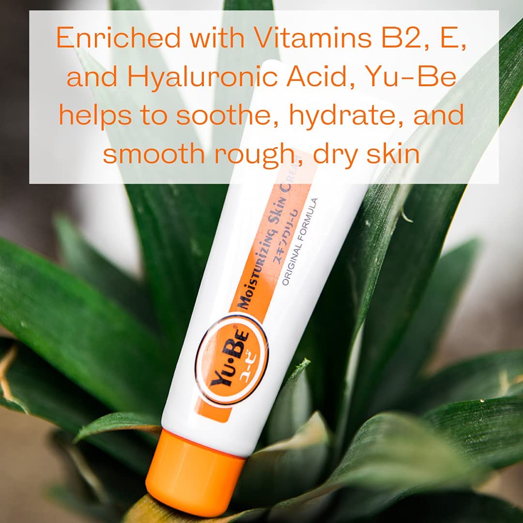 Yu-Be Moisturizing Skin Cream (Trio) - Hydrating Cream for Night & Day | Relieving Moisturizer for Dry Skin | Safe for Face & Body | Softens Hands & Feet | Vegan | Paraben Free (1 fl oz/28mL x 3)